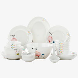 免費(fèi)高清陶瓷餐具套裝素材，千庫(kù)網(wǎng)圖片編號(hào)5573579——產(chǎn)品實(shí)物png輕松下載